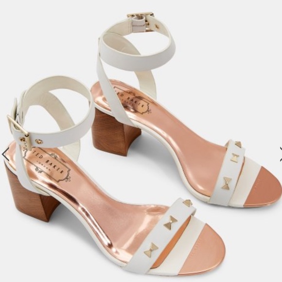 Ted Baker Studded Bow Detail Sandals 
